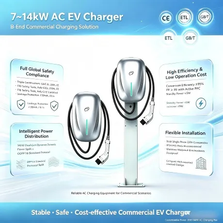 Home AC Charger 7~14KW Model B