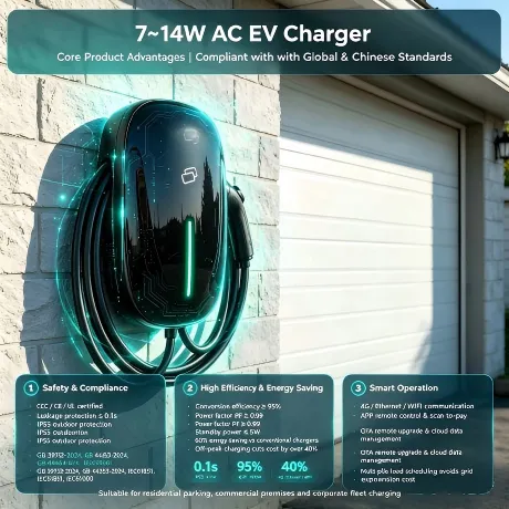 Home AC Charger 7~14KW Model B