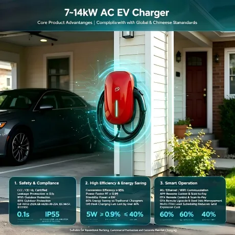 Home AC Charger 7~14KW Model B