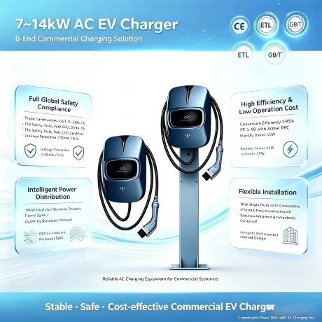 Home AC Charger 7~14KW Model E