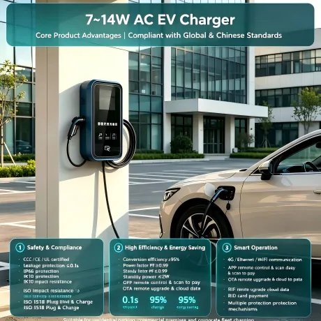 Home AC Charger 7~14KW Model F