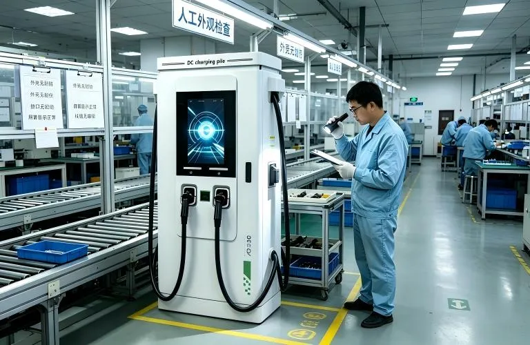 DC Integrated Charging Station Appearance Inspection