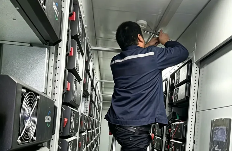 Installation Of Fire Protection Piping For Industrial Energy Storage