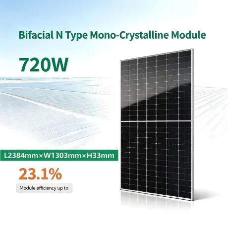Bifacial N Type Mono-Crystalline 730W