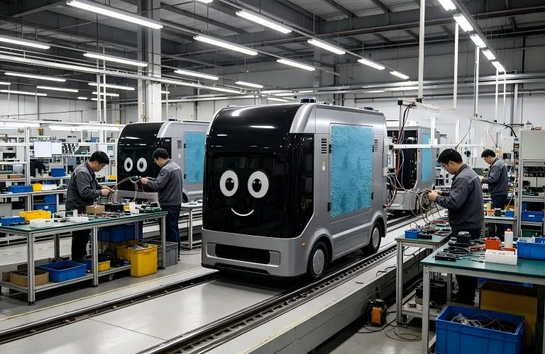 Mobile Energy Storage Vehicle Component Assembly