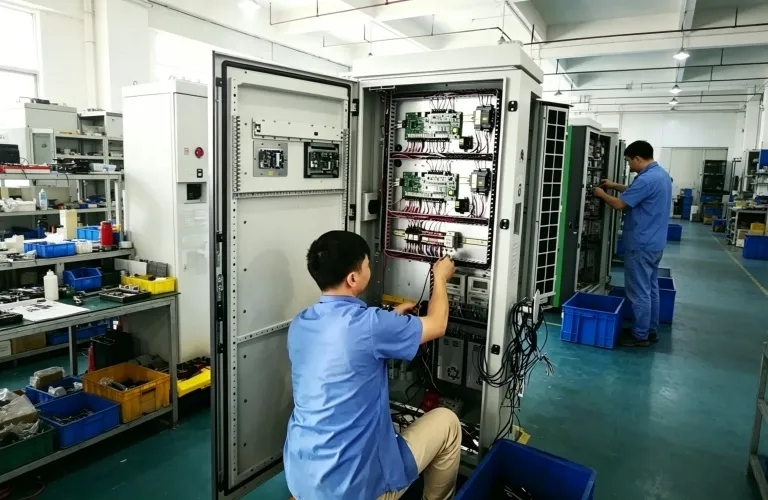 Internal Wiring Harness Layout of DC Integrated Charging Station